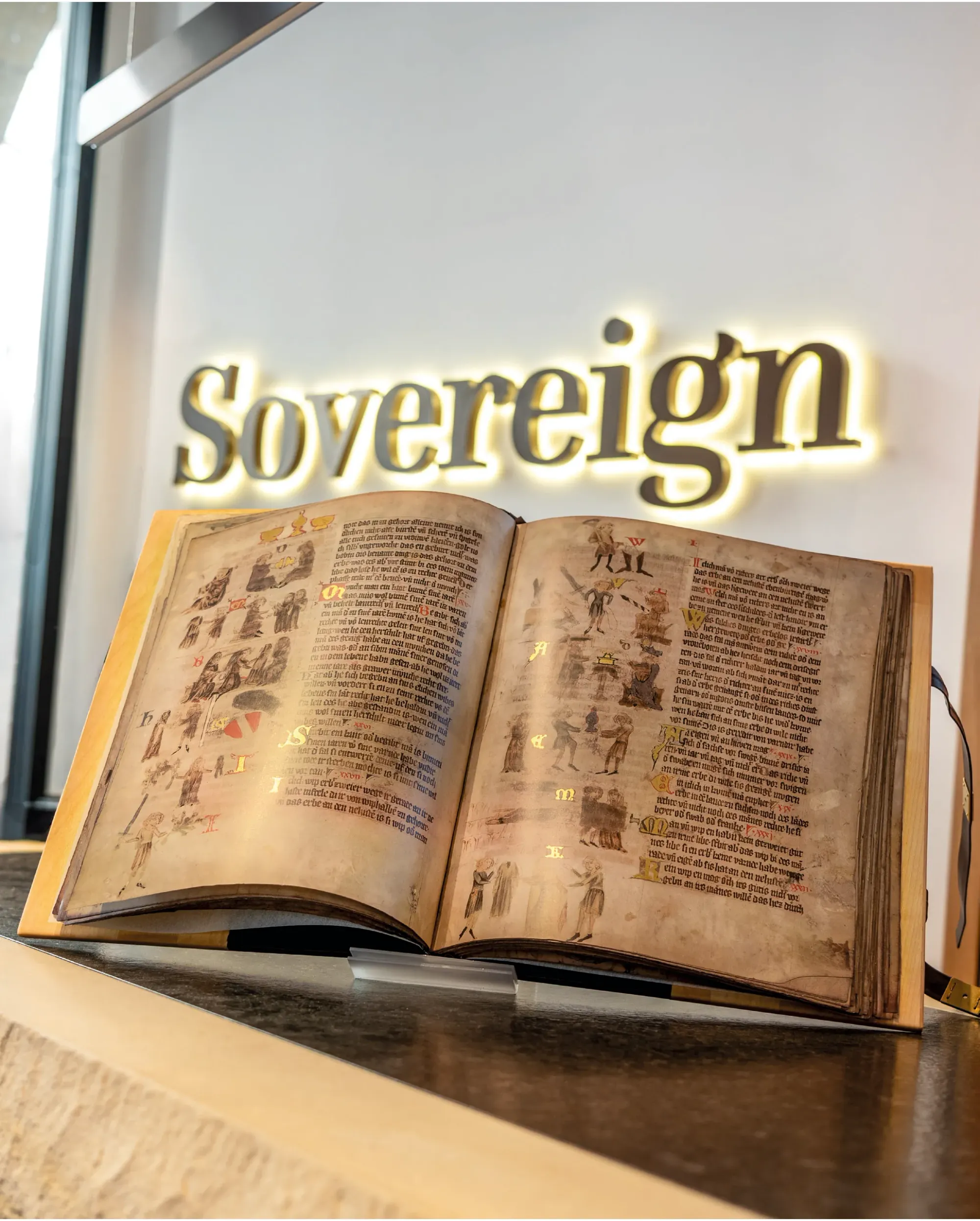 Faksimile des Dresdner Sachsenspiegels