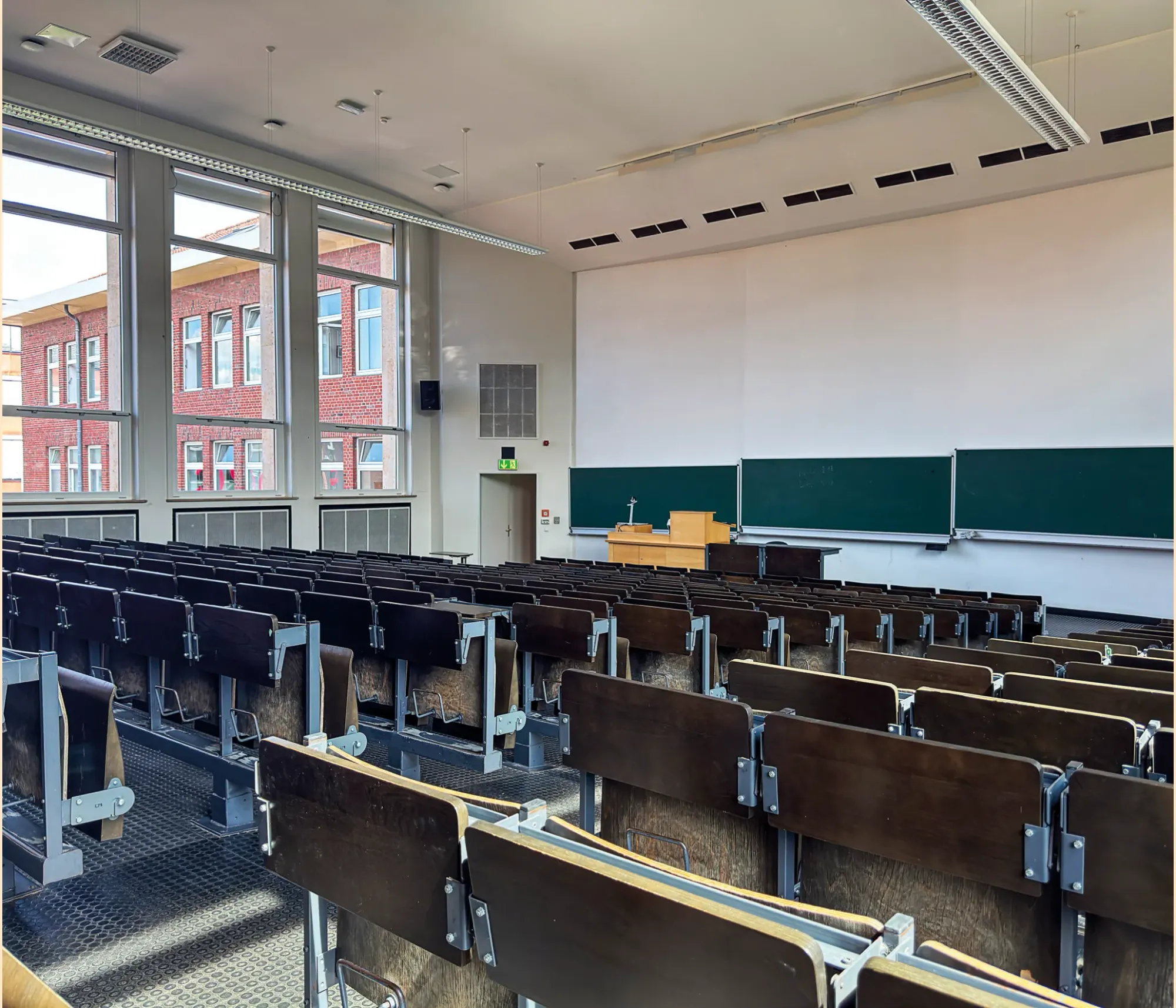 Der Hörsaal R3 im Juridicum der Universität Münster