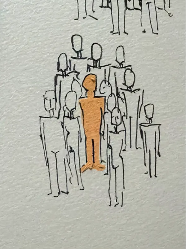 Detail aus der Titelarbeit von Thalie Rose Garcin